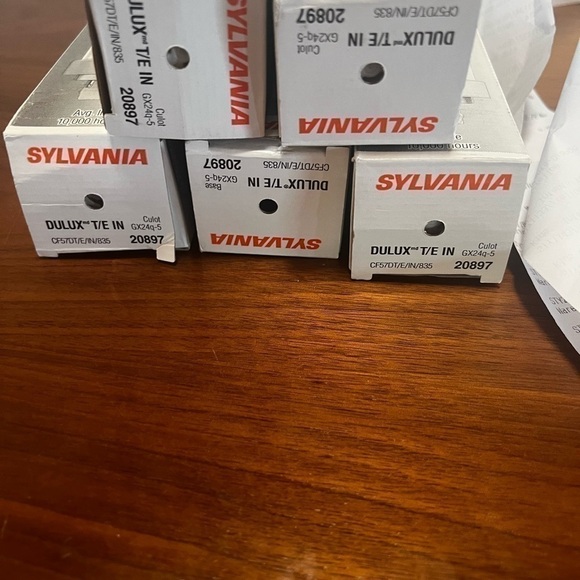 Sylvania Dulux T/E 4300 lumens 57w lightbulb set of 5 - Picture 3 of 5